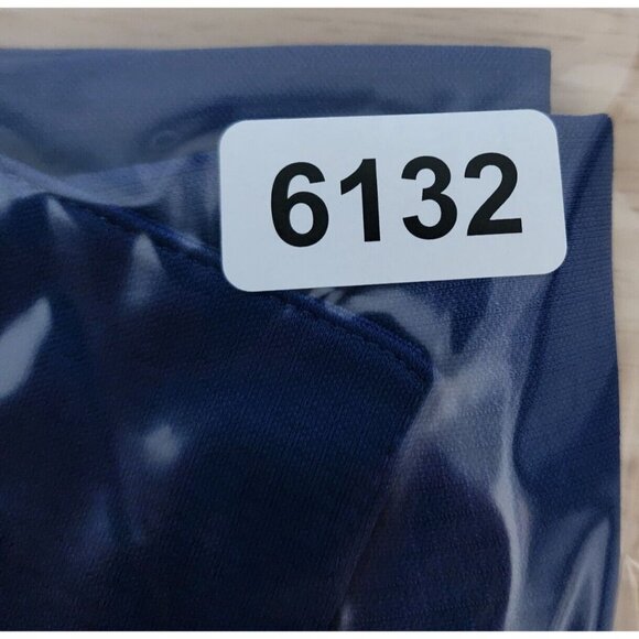 Nike Golf Blue Dri Fit White Swoosh Logo Polo Shirt Size XL 100% Polyester - Picture 11 of 11